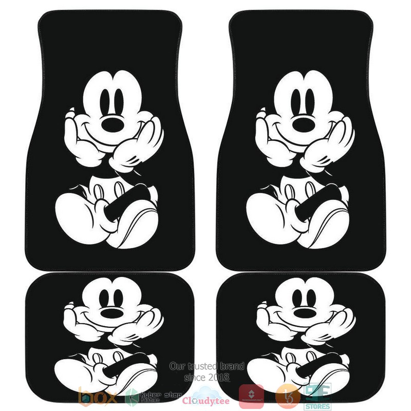 NEW Cute Mickey Mice Eyes Walt Disney Car Floor Mats