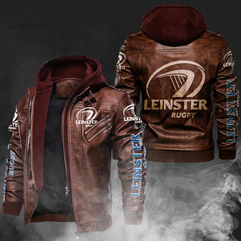 Leinster Rugby Leather Jacket