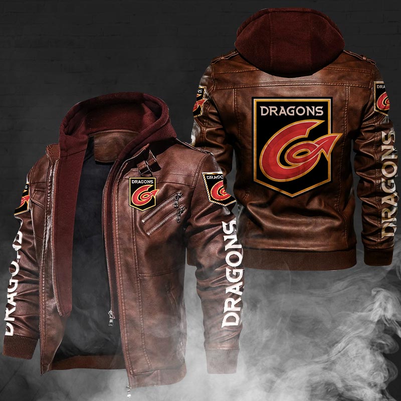 Dragons Rugby Leather Jacket