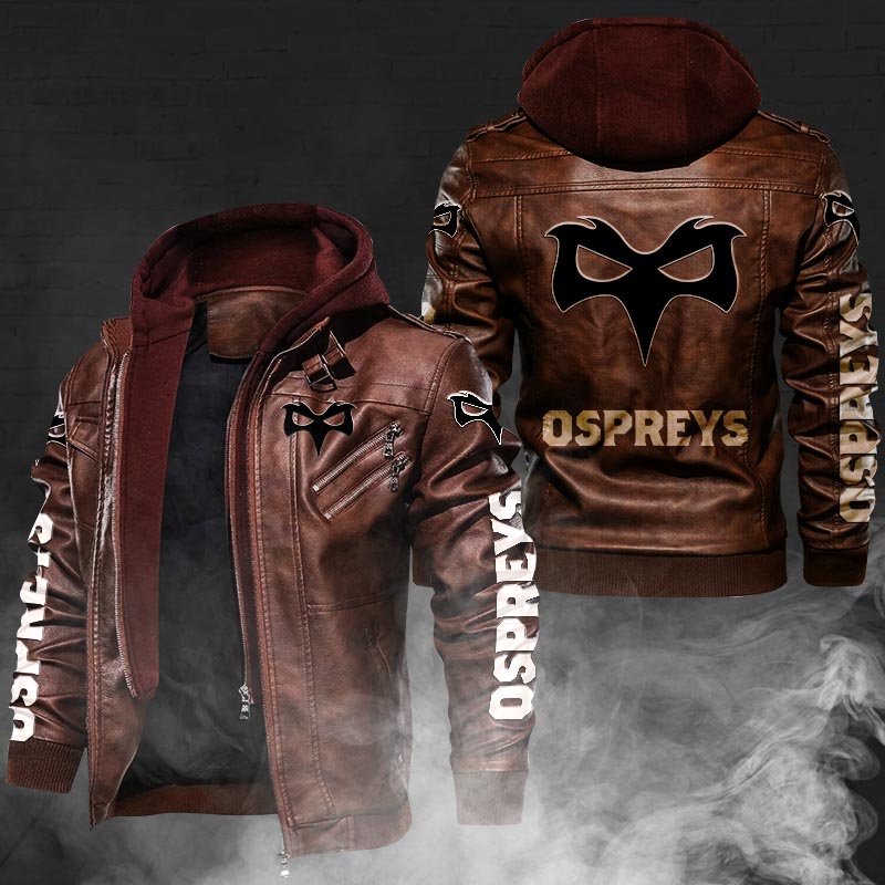 Ospreys Rugby Leather Jacket