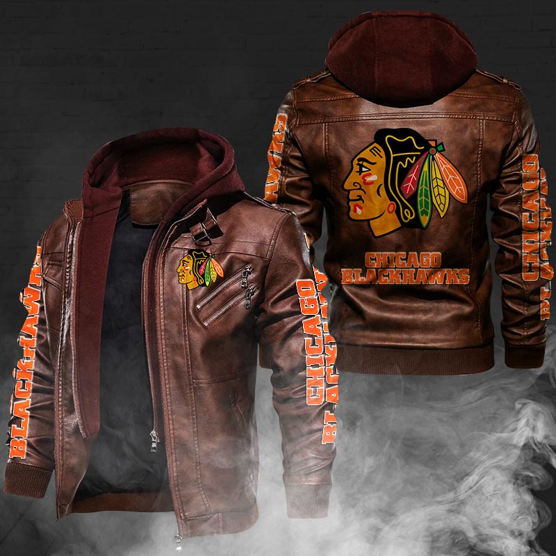 Chicago Blackhawks Leather Jacket