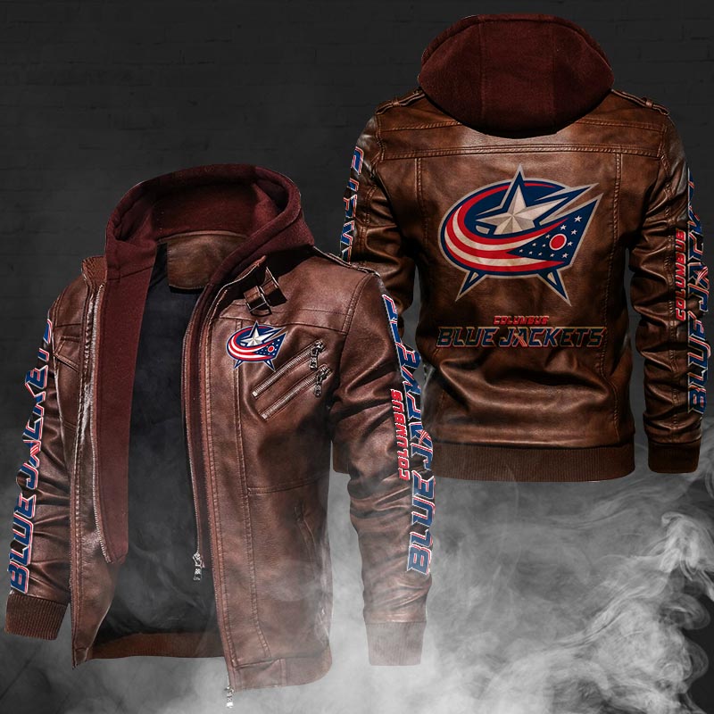 Columbus Blue Jackets Leather Jacket