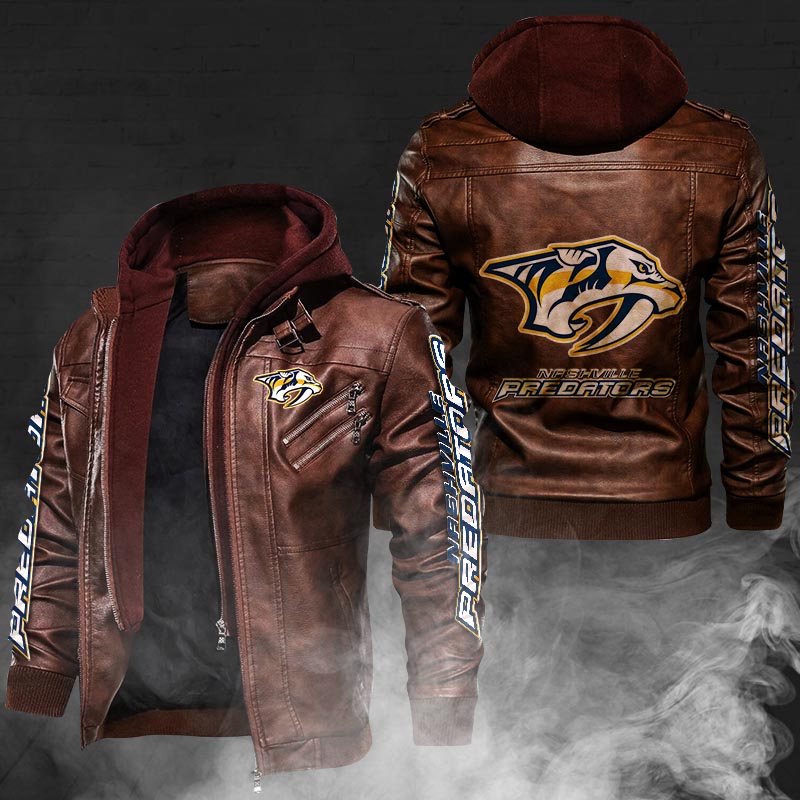 Nashville Predators Leather Jacket