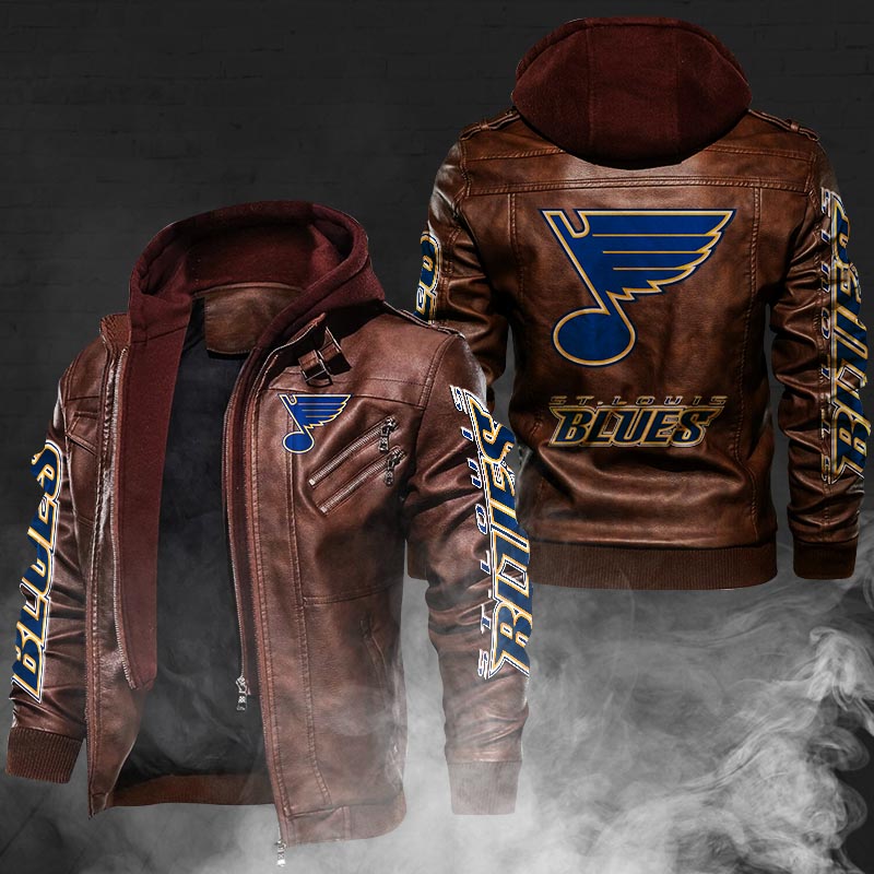 St Louis Blues Leather Jacket