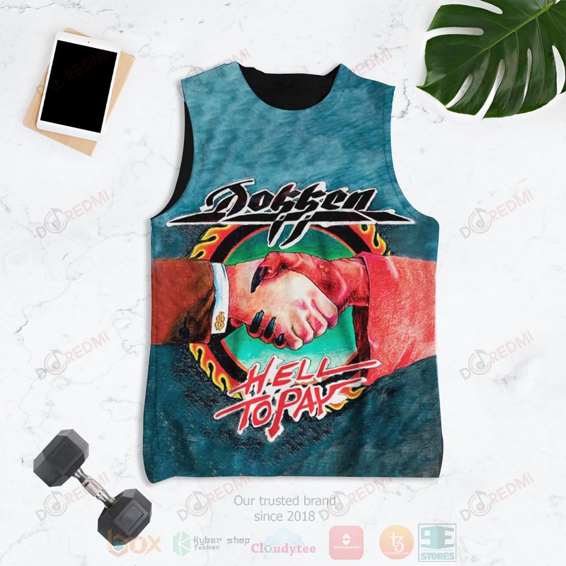 NEW Dokken Hell to Pay Album 3D Tank Top