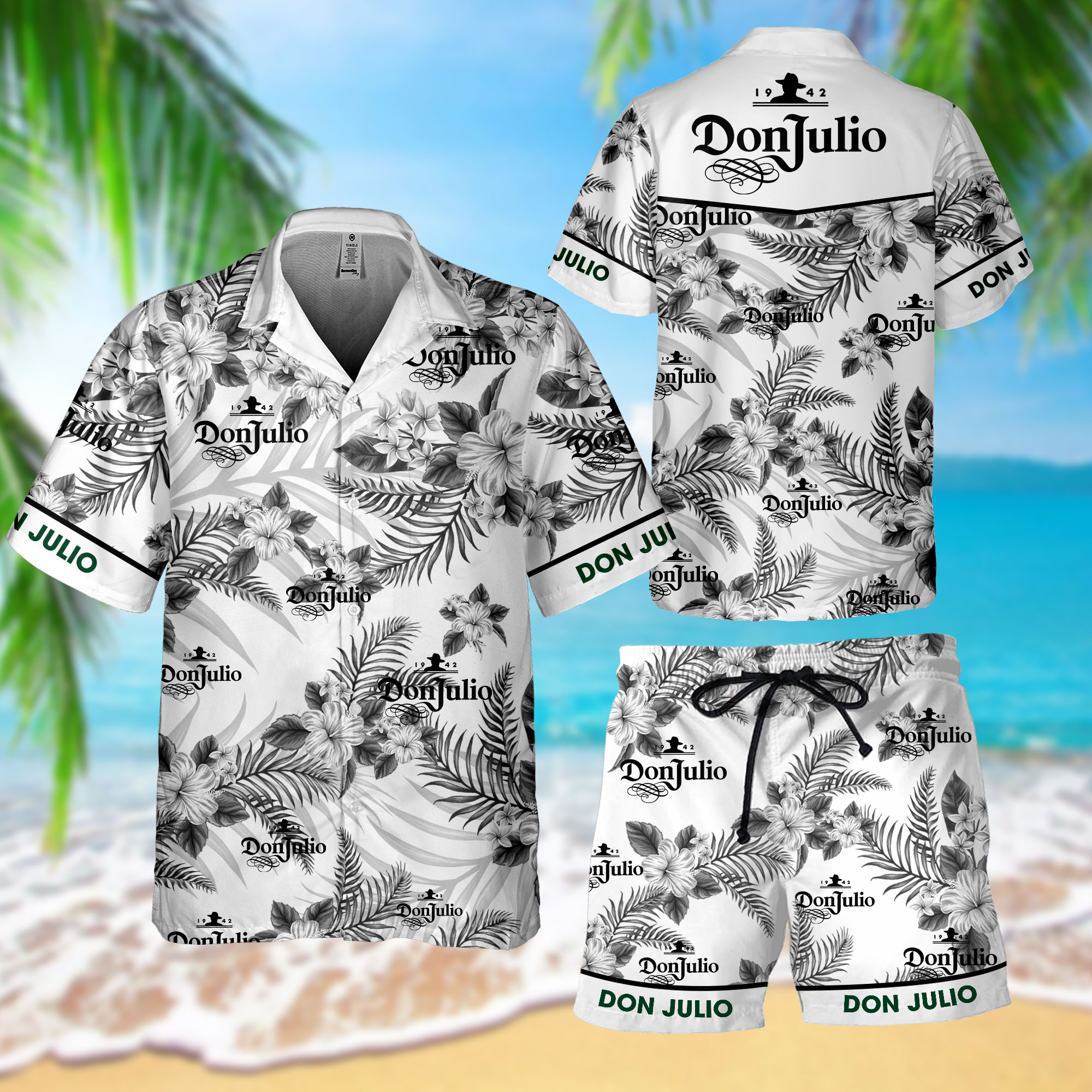 NEW Don Julio Hawaii Shirt, Shorts