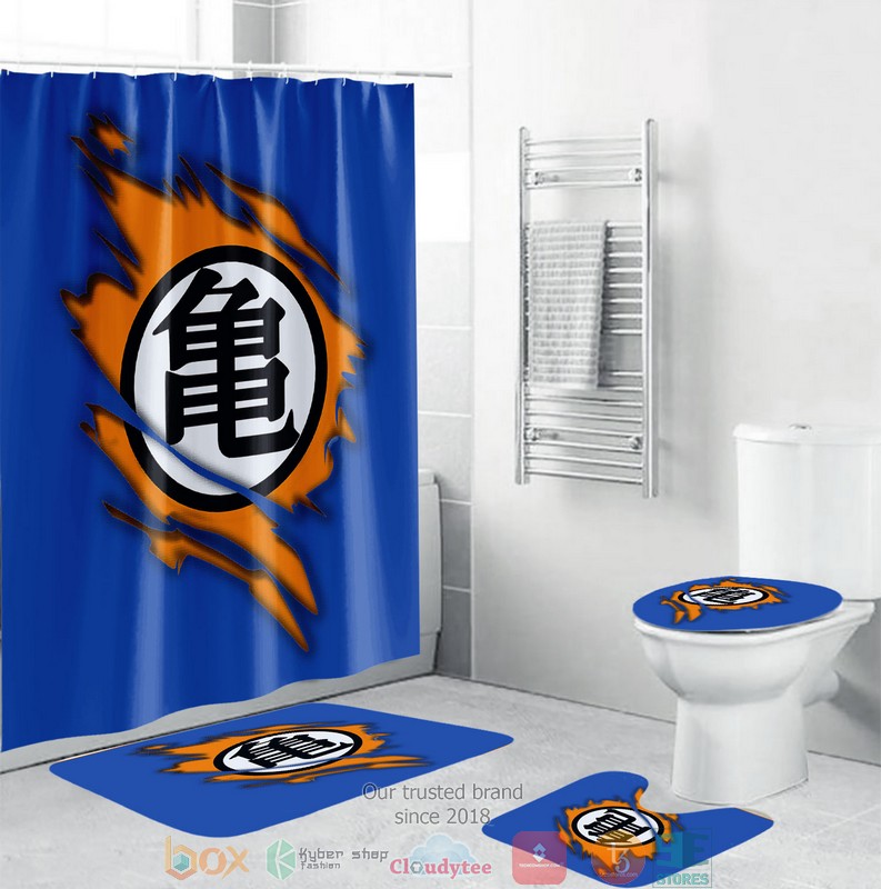 NEW Dragon Ball sign shower curtain sets