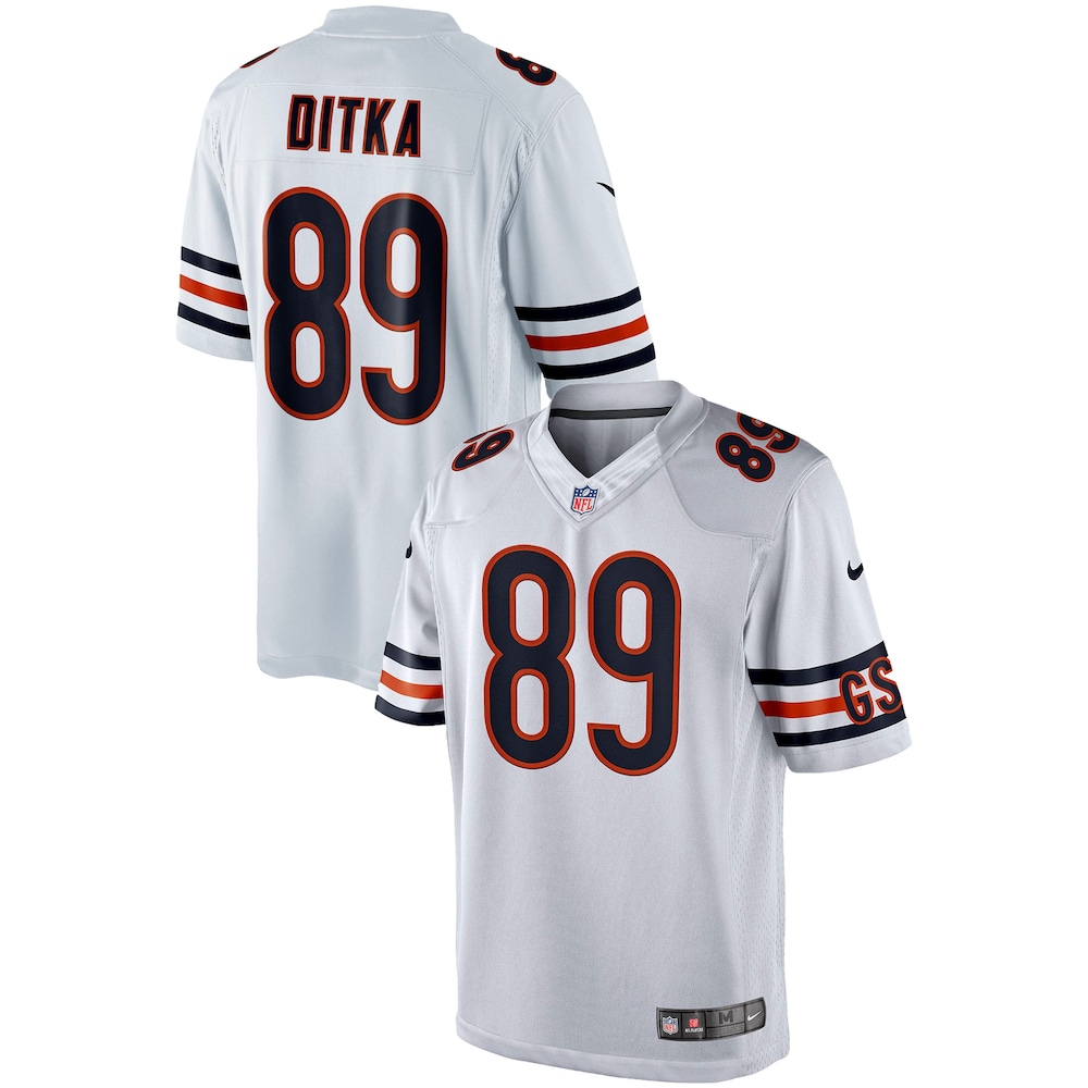 NEW Men’s Chicago Bears Mike Ditka White Retired Player Football Jersey