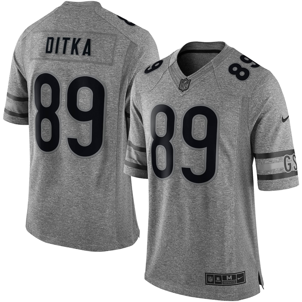NEW Men’s Chicago Bears Mike Ditka Gray Gridiron Gray Football Jersey