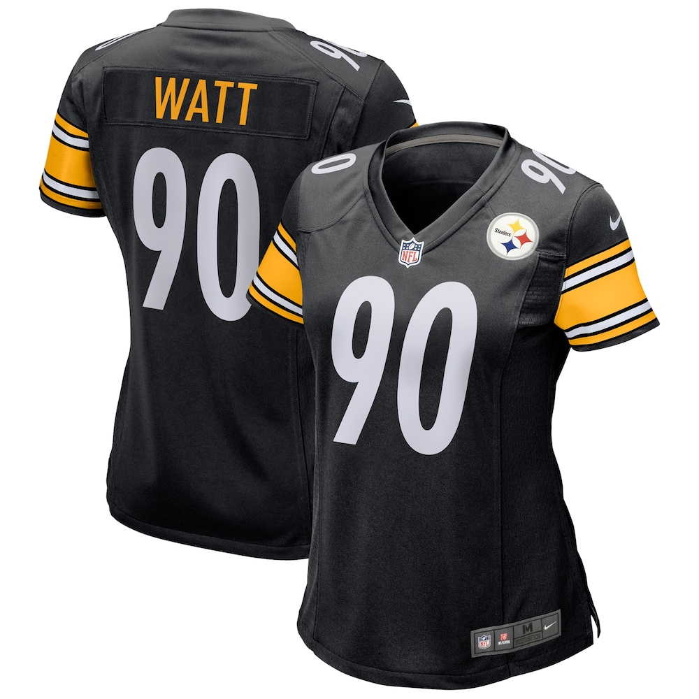 NEW Pittsburgh Steelers T.J. Watt Black Game Player Football Jersey