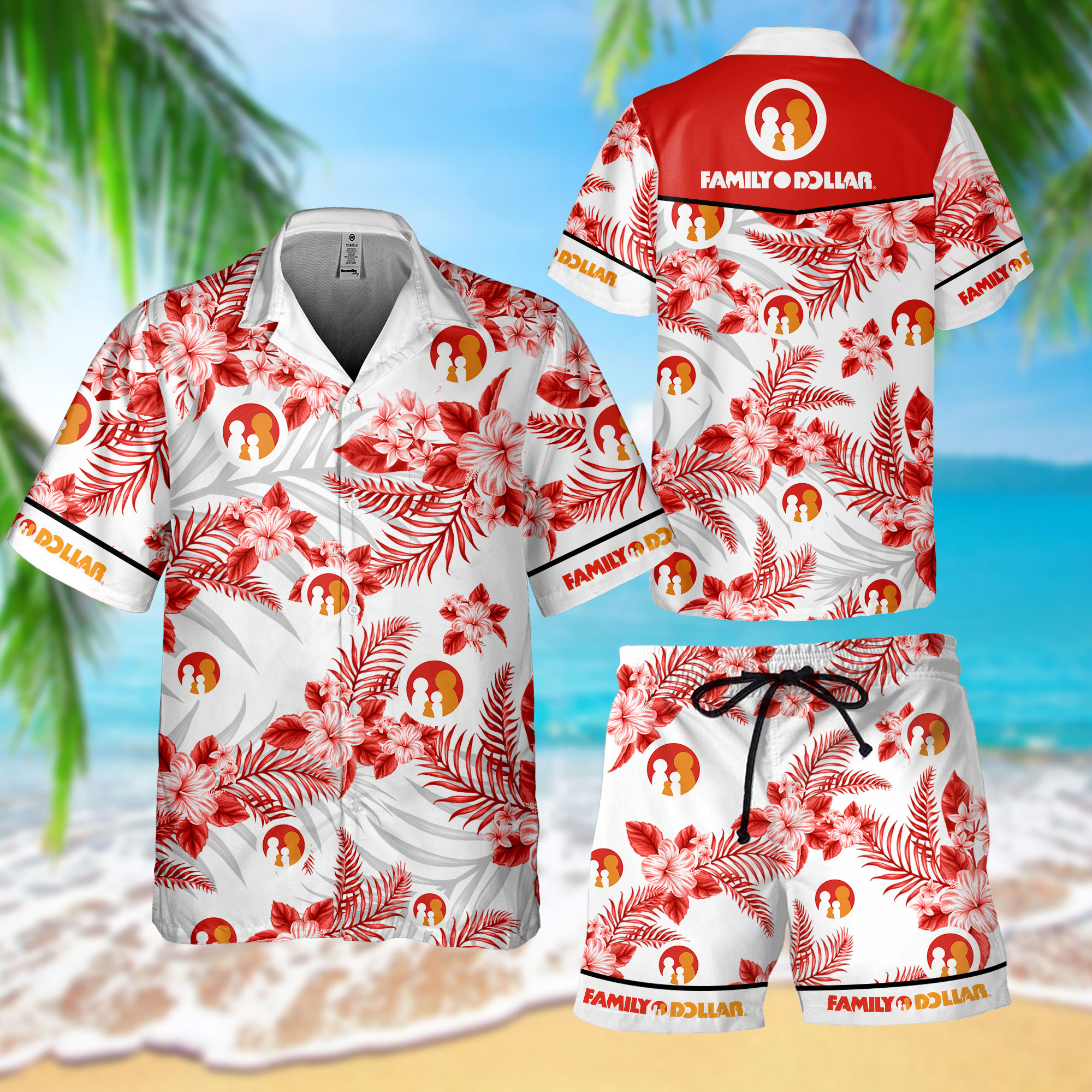 HOT Family Dollar Hawaii Shirt, Shorts