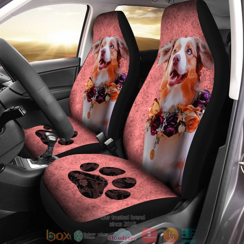 NEW Flowers Mixed Breed Dog Car Seat Covers