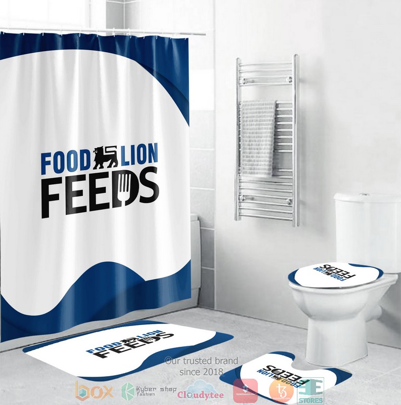 BEST Food Lion Feeds Shower curtain bathroom set