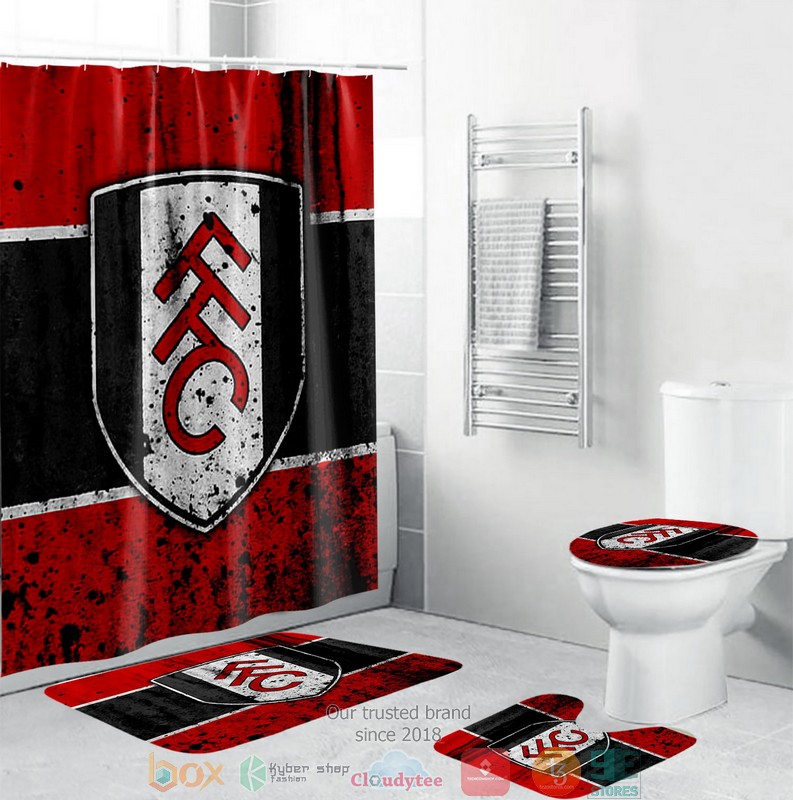 NEW Fulham FC shower curtain sets