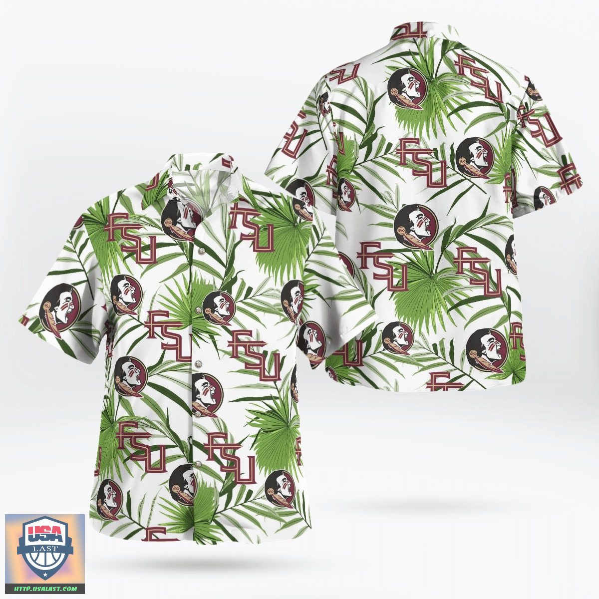 Top Hot Florida State Seminoles NCAA Hawaiian Set Button Shirt Beach Short