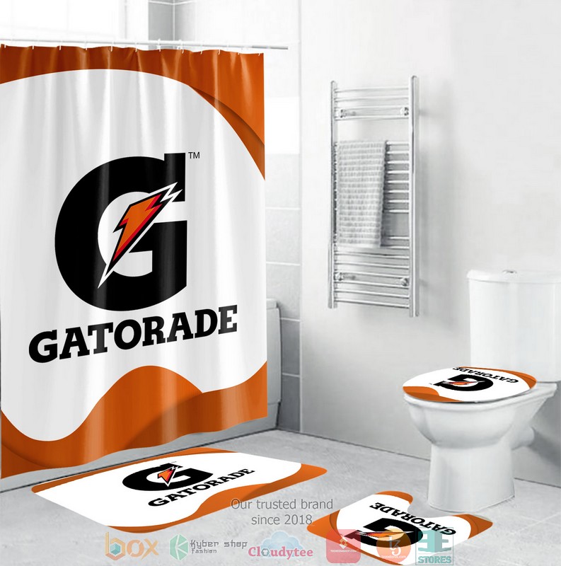 BEST Gatorade Shower curtain bathroom set