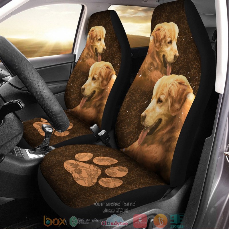 NEW Golden Retriever Dog Car Seat Covers