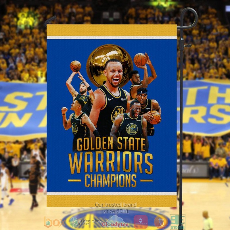 NEW Golden State Warriors Champions Flag