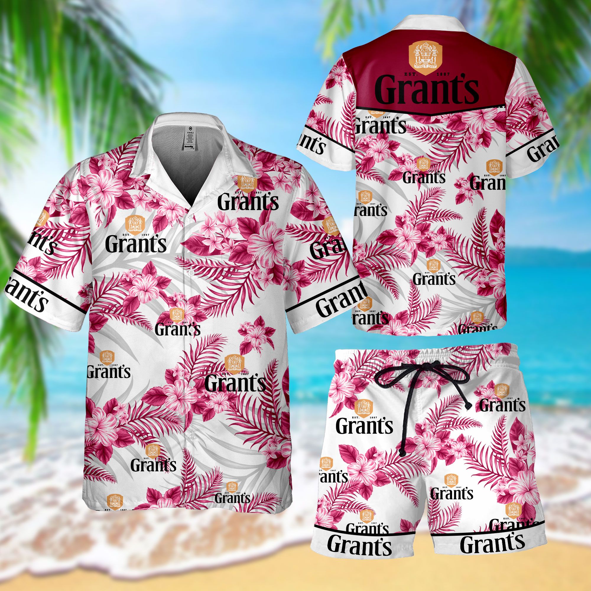 NEW Grant’s Hawaii Shirt, Shorts