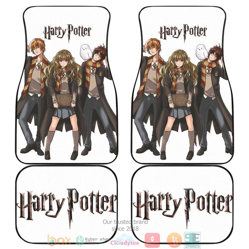 NEW Harry Potter Harry Potter Anime Style Car Floor Mats