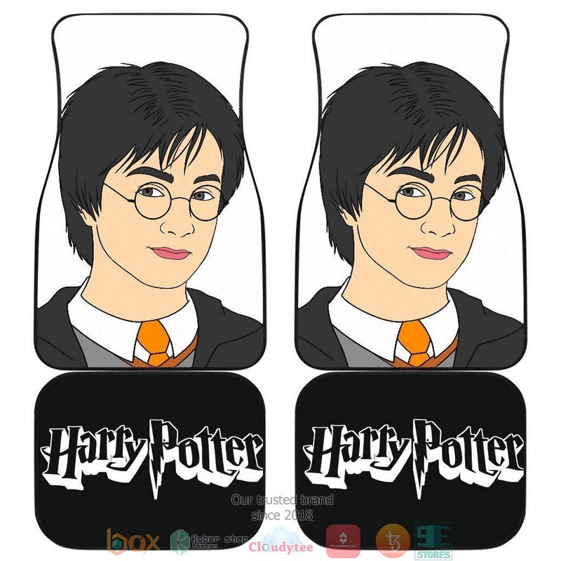 NEW Harry Potter Harry Potter Face Art Design Car Floor Mats