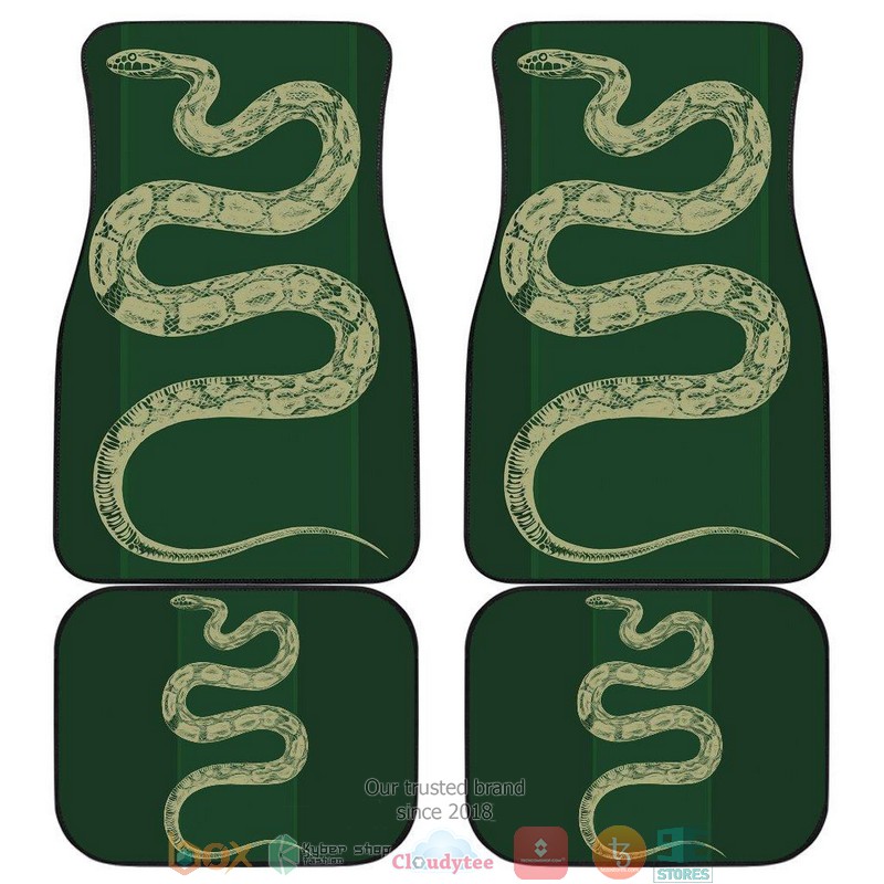 NEW Harry Potter Slytherin Big Snake Green Car Floor Mats
