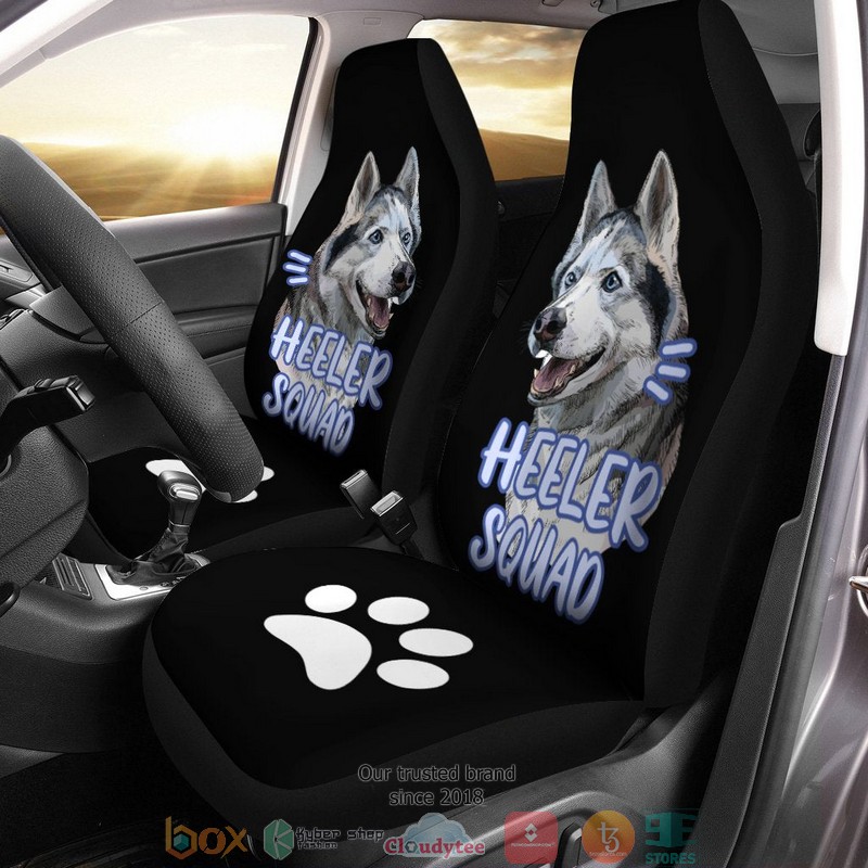 NEW Heeler Squad Husky Car Seat Covers