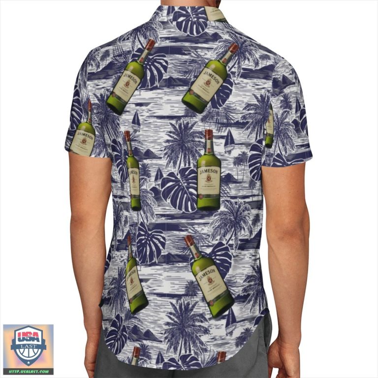 Available Jameson Irish Whiskey Hawaiian Shirt Summer Short
