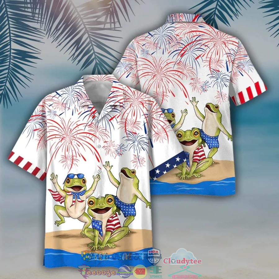 Frog Independence Day Is Coming Hawaiian Shirt