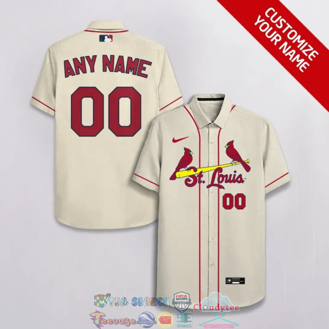 Best Seller St. Louis Cardinals MLB Personalized Hawaiian Shirt