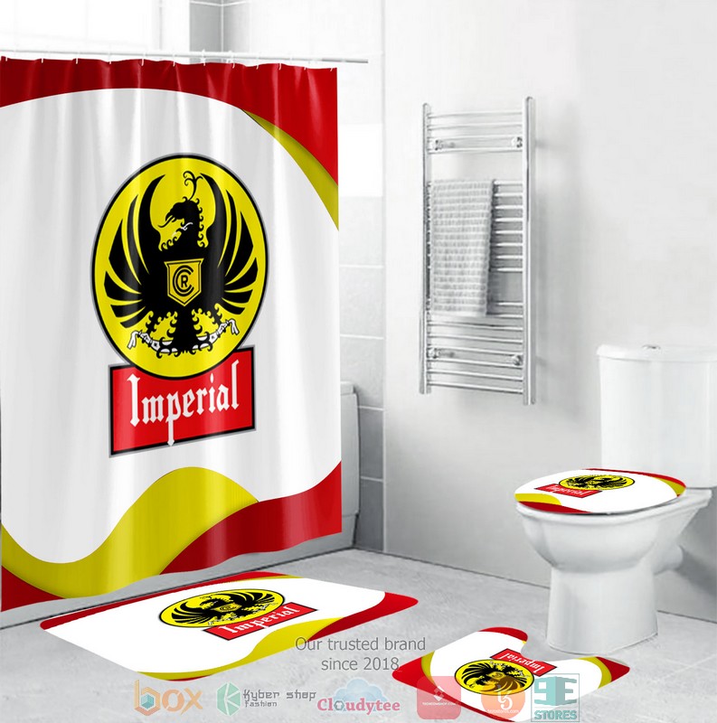 NEW Imperial Beer shower curtain sets