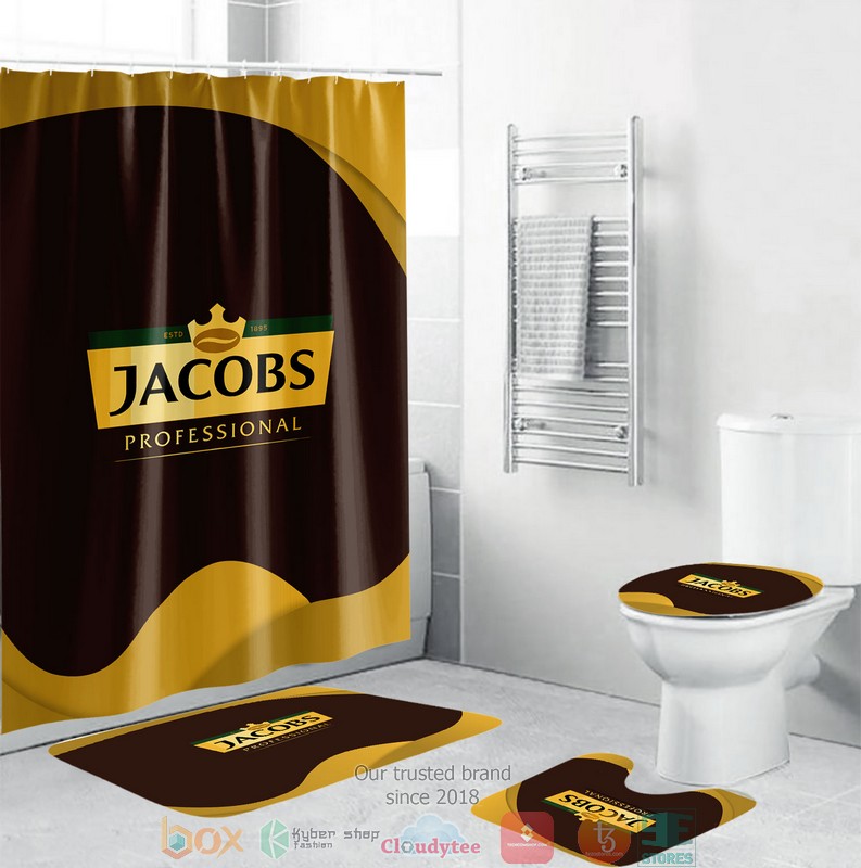BEST Jacobs Professional Shower curtain bathroom set