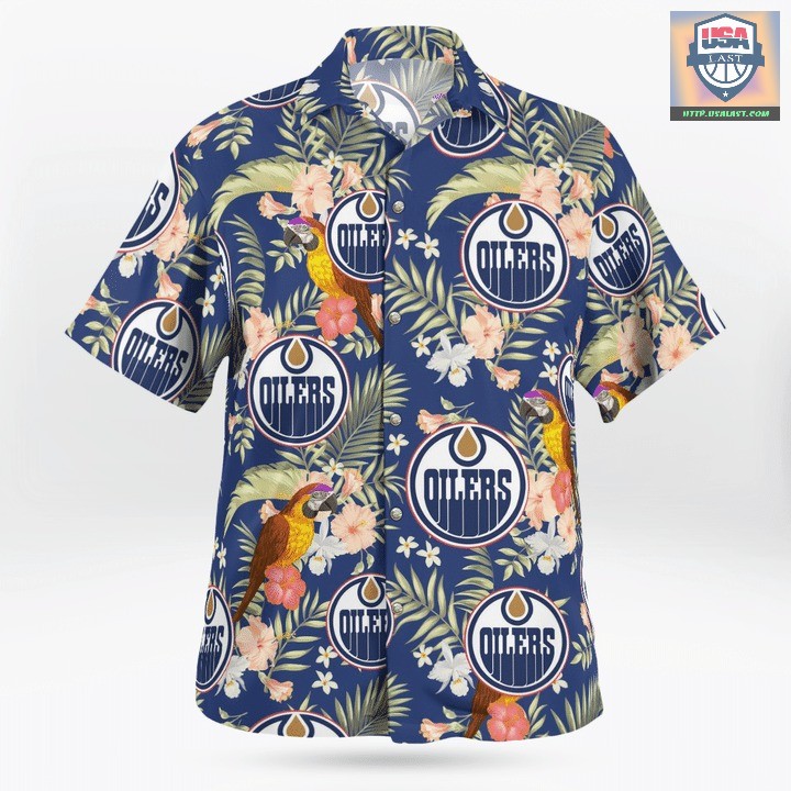 Ultra Hot NHL Edmonton Oilers Hawaiian Shirts Beach Short