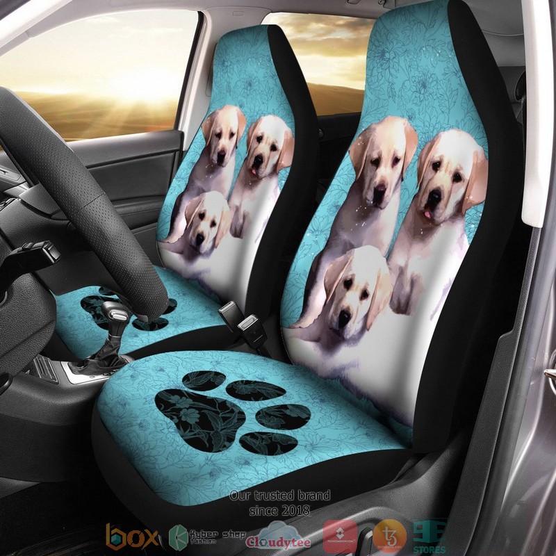 NEW Labrador Retriever Puppies Dog Car Seat Covers