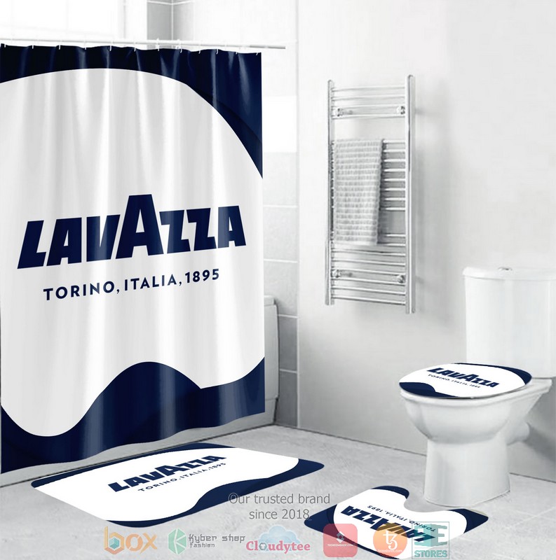 BEST Lavazza Shower curtain bathroom set