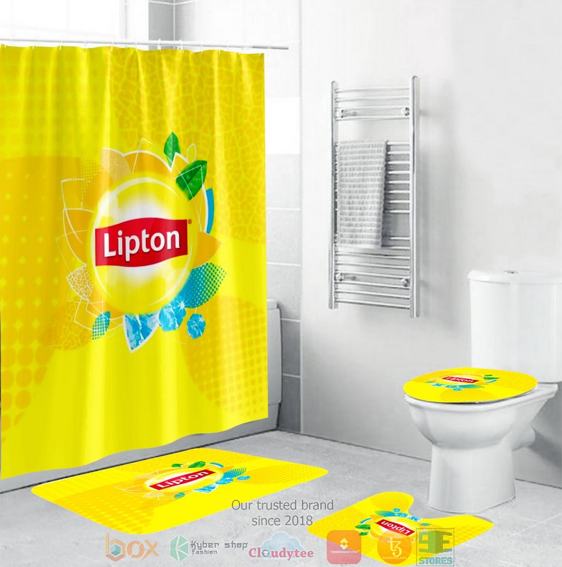 BEST Lipton Shower curtain bathroom set