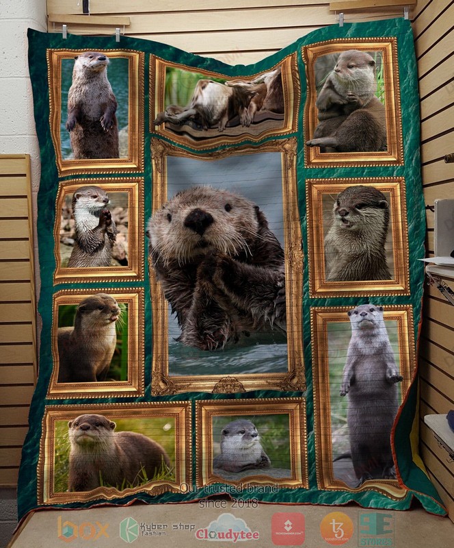BEST Lovely Otters 3D Quilt