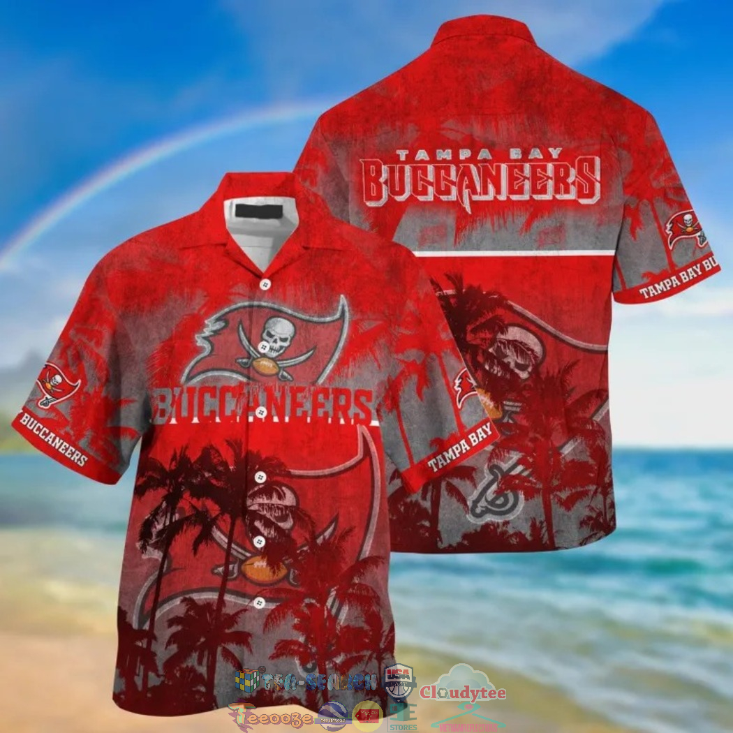 Tampa Bay Buccaneers NFL Palm Tree Hawaiian Shirt