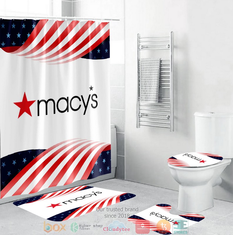 BEST Macy’s Shower curtain bathroom set