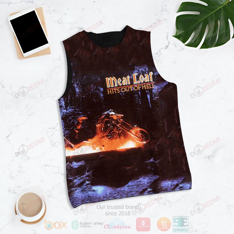 NEW Meat Loaf Hit out of hell Album 3D Tank Top