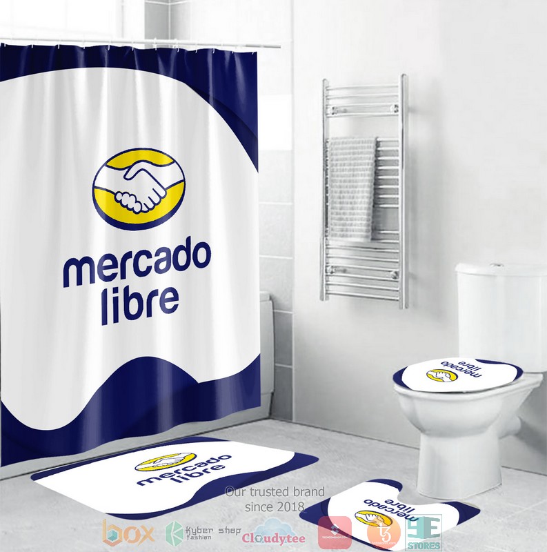BEST Mercado libre Shower curtain bathroom set