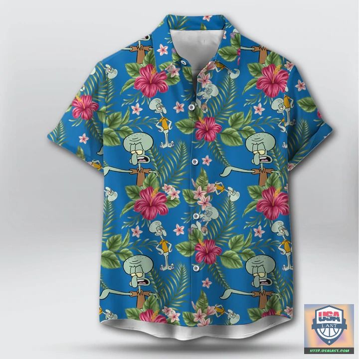 NA34L4im-T150622-16xxxSpongebob-Squidward-Hibiscus-Flowers-Hawaiian-Shirt.jpg