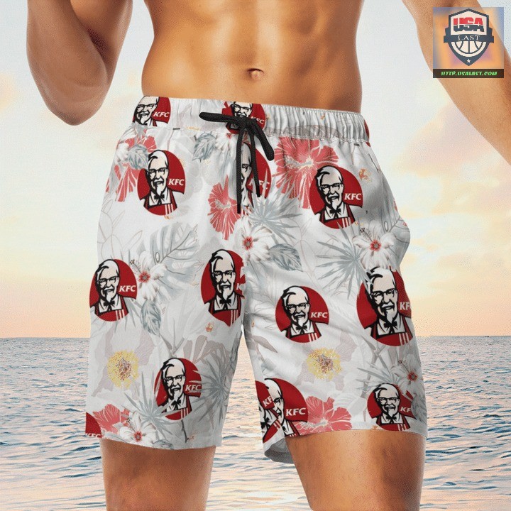Esty KFC Hawaiian Shirts Summer Short
