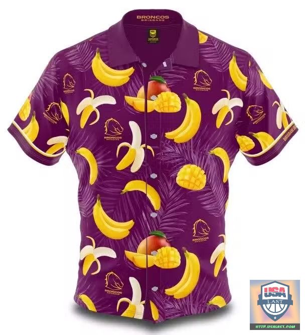 Special Brisbane Broncos Fruits Hawaiian Shirt
