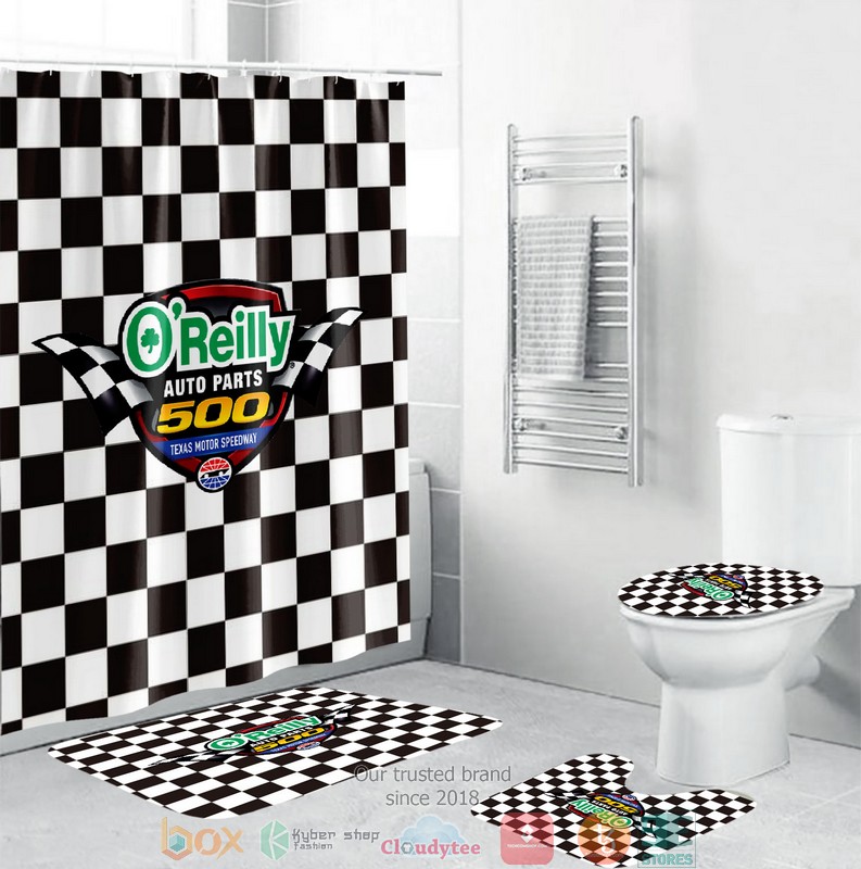 BEST O’Reilly Auto Parts 500 Shower curtain bathroom set