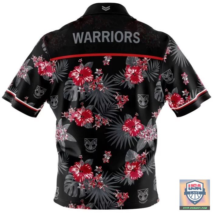 Top Finding New Zealand Warriors NRL Tropical Hawaiian Shirt