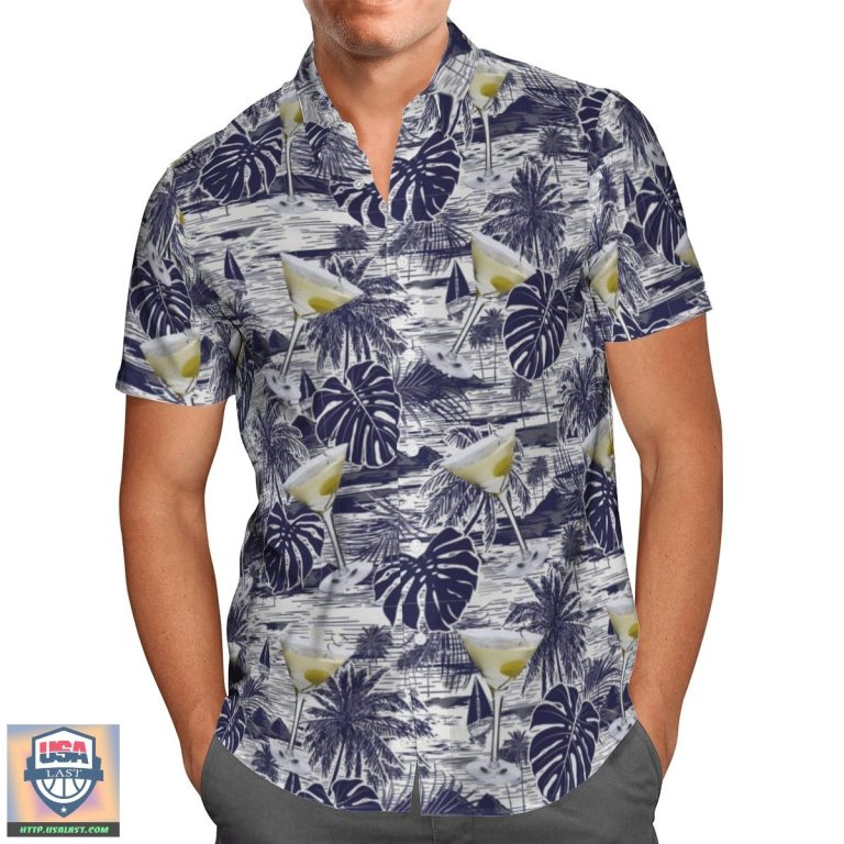 Rare Martini Cocktail Hawaiian Shirts Summer Short