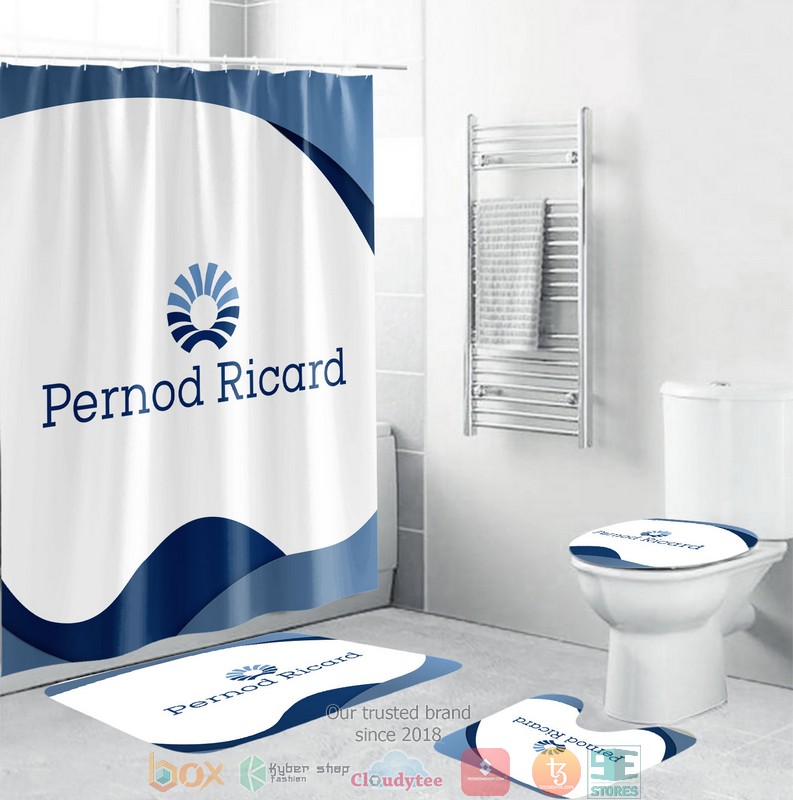 NEW Pernod Ricard shower curtain sets