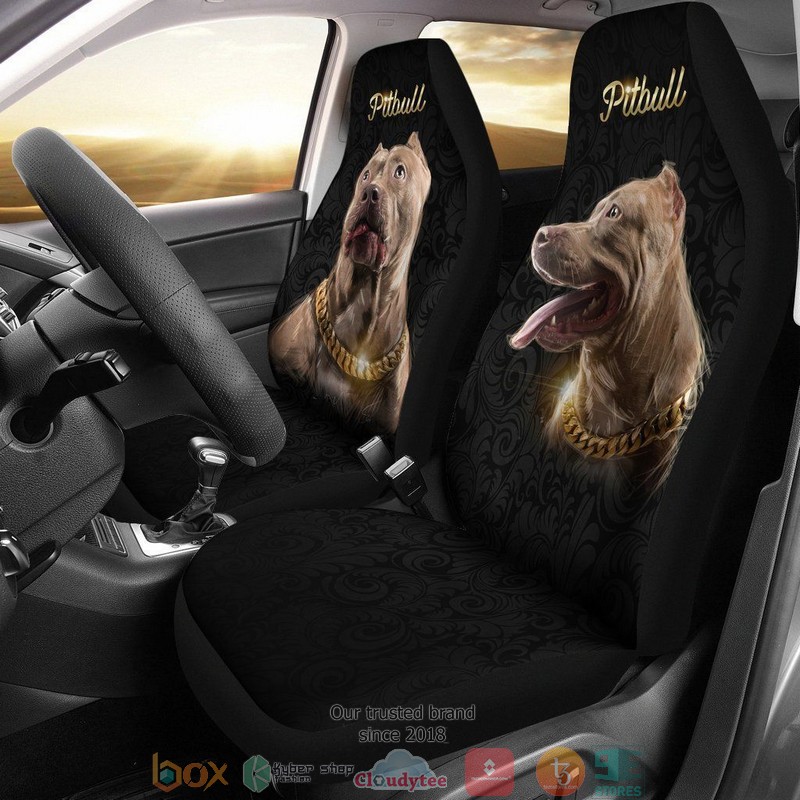 NEW Pitbull Dog Car Seat Covers