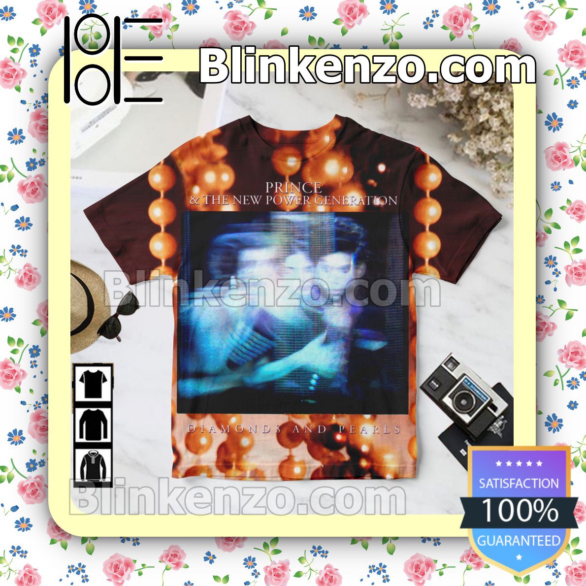 prince diamonds and pearls t shirt